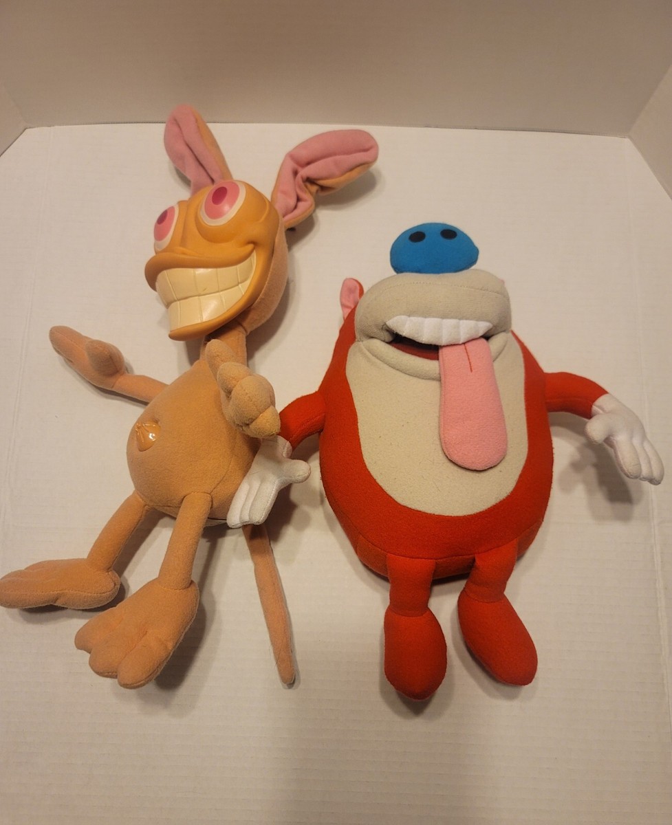 Dakin レン＆スティンピー レンホーク ぬいぐるみ人形 1992 紙タグ付 Ren & Stimpy Daikin Cartoon & TV Character Action Figures