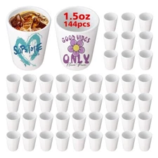 USA Warehouse 144pcs sublimation blanks 1.5oz shot glass ceramic material
