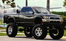Vintage Retro Style Vinyl Graphics Decals Set Compatible With Toyota Pickup