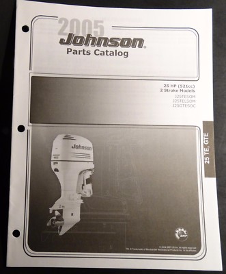 2005 JOHNSON OUTBOARD MOTOR 25 HP 2 STROKE PARTS MANUAL (409) | eBay