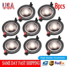 8X For B C DE750TN Horn Driver Replacement Titanium Diaphragm Voice Coil 8 Ohms
