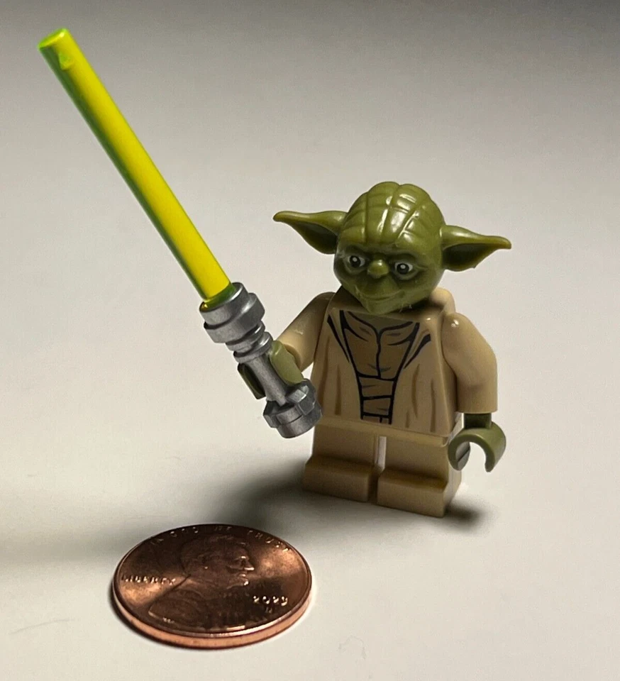 Минифигурка LEGO Yoda со световым мечом Duel on Geonosis EP 2 ВОЙНЫ КЛОНОВ ЗВЕЗДНЫЕ ВОЙНЫ 75017 - Изображение 3 из 3