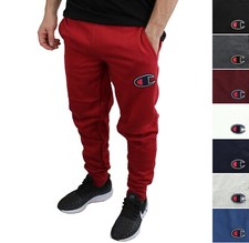 Champion Men's Activewear Jogger Sweatpants Front-Back Pocket Brushed Fleece