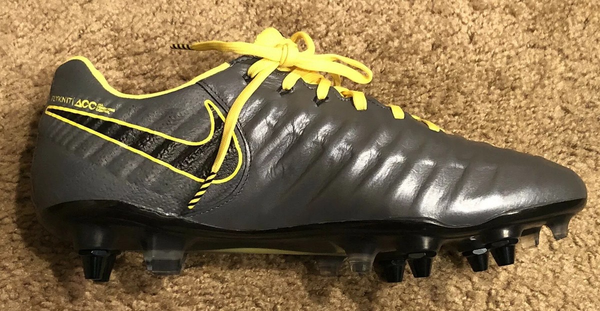 Nike Tiempo Legend 7 Elite SG PRO 'Grey Opti Yellow' Cleats AR4387