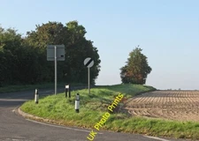 Photo 12x8 The corner of Haverhill Road Great Shelford Where the lane from c2015