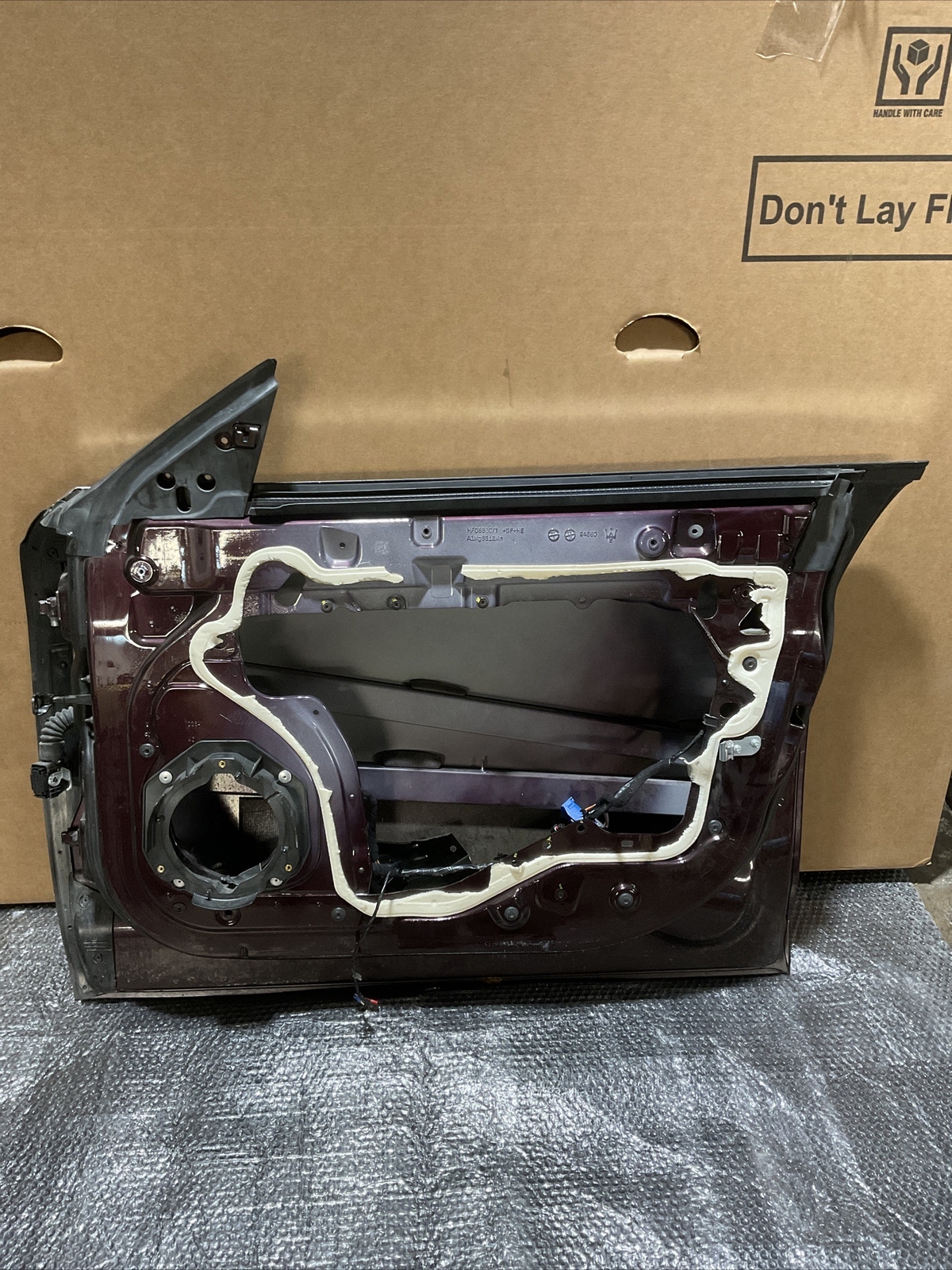 2014 - 2021 MASERATI GHIBLI FRONT RIGHT EXTERIOR DOOR SHELL PANEL OEM PURPLE