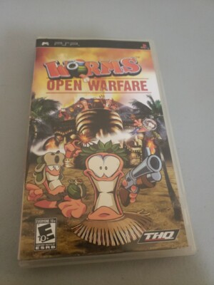 Worms: Open Warfare (Sony PSP, 2006) - CIB, CASE+UMD+MANUAL, CLEAN