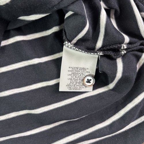Bobby Jones Polo Golf Shirt Black & White Striped Men’s Cotton Modal SOFT - Picture 10 of 11