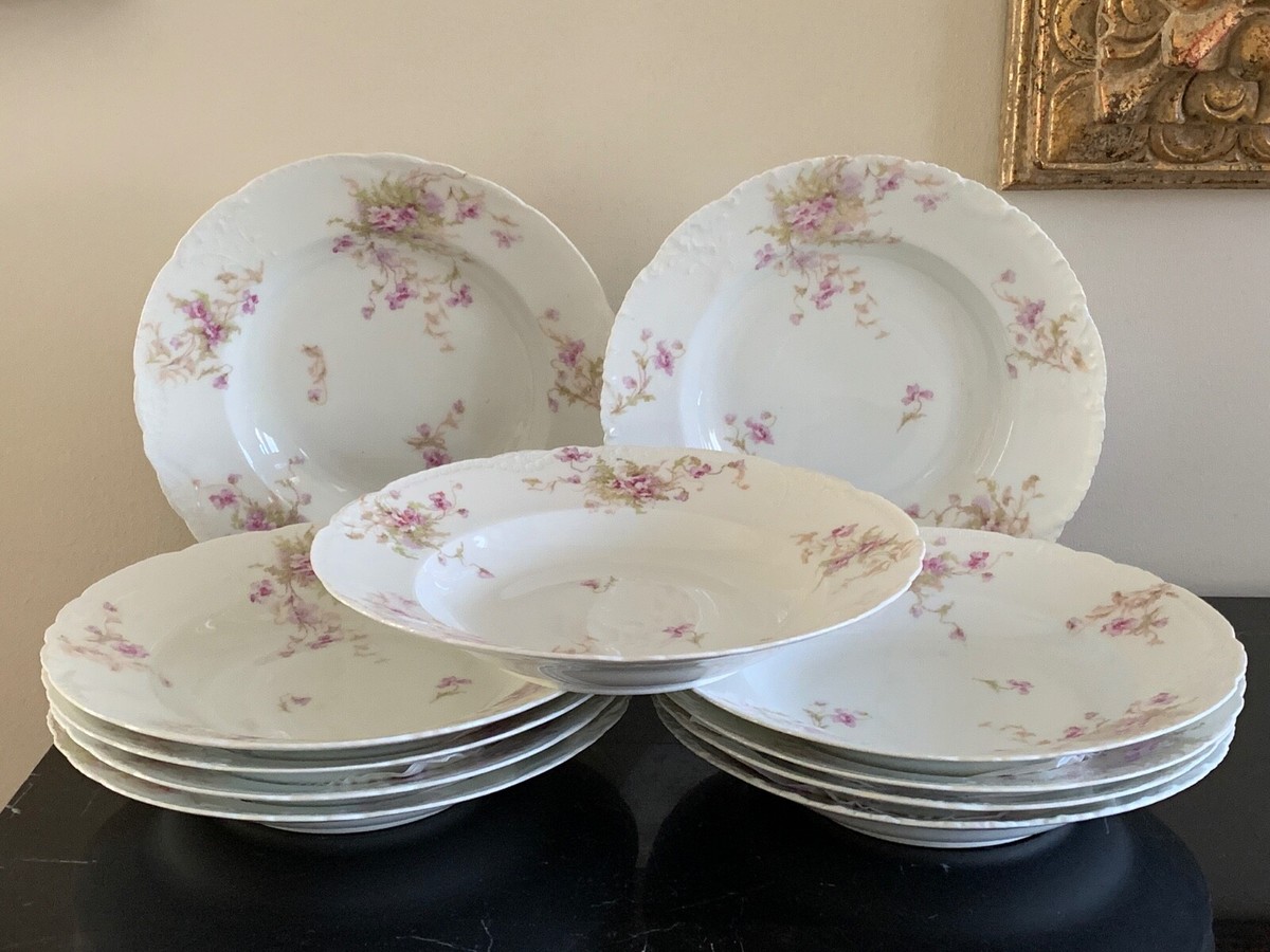 11枚 アンティーク セオドア・アビランド・リモージュ プレート ピンク