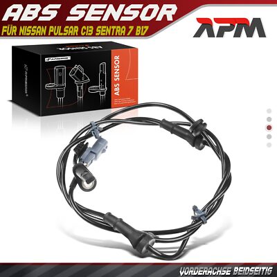 ABS Sensor Raddrehzahlgeber Vorne für Nissan Pulsar C13 Sentra 7 B17 1.2-1.6L
