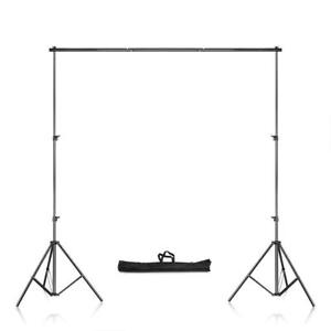 6Ft Adjustable Background Support Stand Photo Backdrop Crossbar Kit Photography