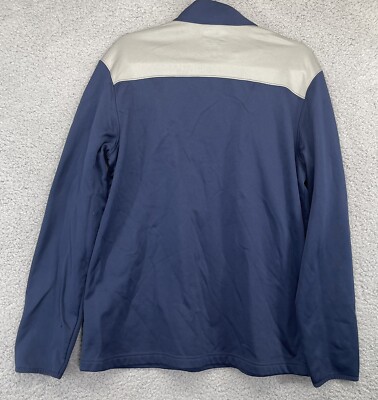 New England Patriots 1/4 Zip Pullover Sweater Large Vineyard Vines