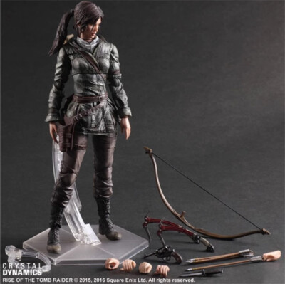 Play Arts Tomb Raider Lara Croft Action Figure Model Statue Toy Gift Collectible