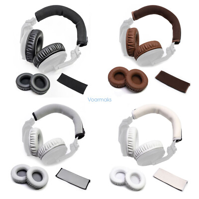 Protein Leather Ear Pads Headband Kit For Pioneer HDJ X5 X7 BT  X10 DJ Headphone