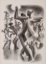 The Lindy Hop Miguel Covarrubias 1930 Harlem Renaissance Dance Art Print
