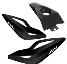 Kit coque ar xtreme+dosseret noir scooter nitro/aerox>2013 BCD