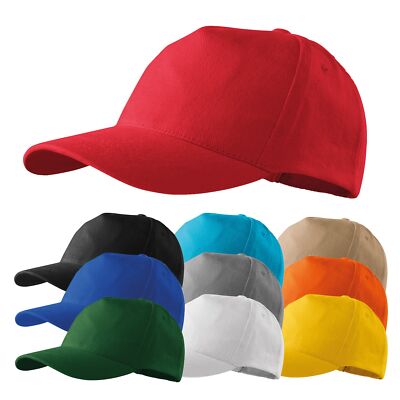 Cap - PREMIUM- 5 Panel Baseball Cap - verstellbar Baumwolle 5P - Malfini - NEU