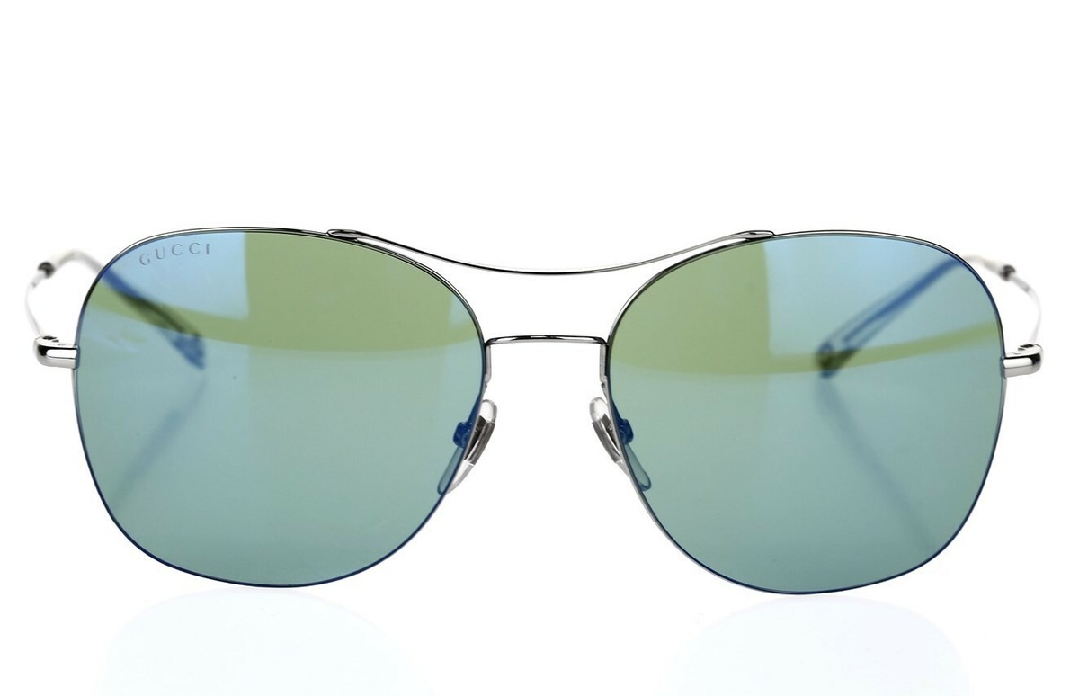 GUCCI Womens GG4253S Round 58mm Pilot Sunglasses 130534 | eBay