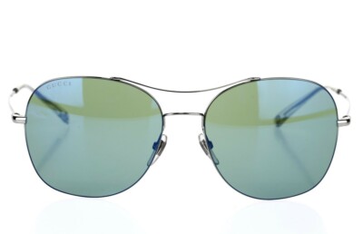GUCCI Womens GG4253S Round 58mm Pilot Sunglasses 130534