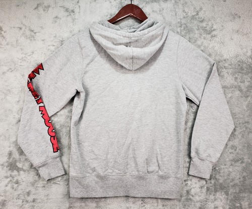Disney Youth Mickey Mouse Pullover Hoodie Sweatshirt M (7/9) Gray Long Sleeve - Picture 17 of 23