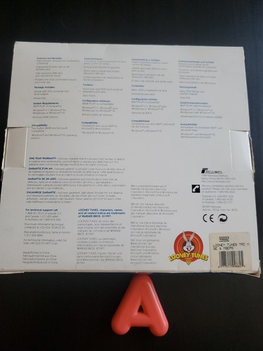 New! - Looney Tunes - Mouse & Mouse Pad Set - Tasmanian Devil - VTG 1997 - Read. - Picture 7 of 12