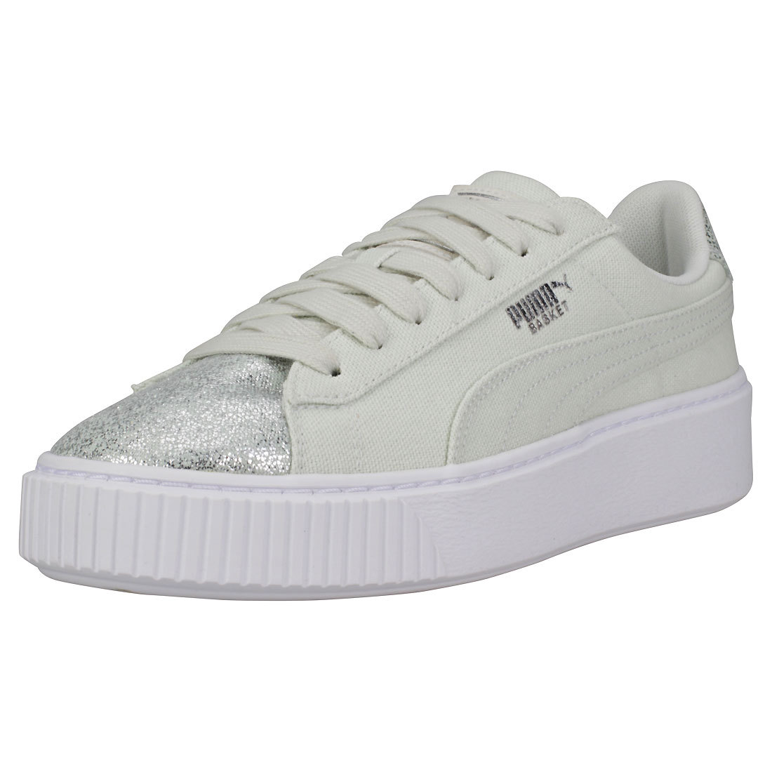 Puma Basket Platform Womens Pastel Green Canvas Trainers - 5 UK Puma Basket Platform Womens Womens Womens Pastel Green Canvas Trainers - 5 UK 30c015