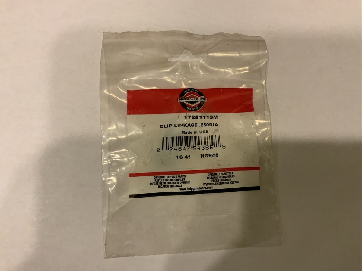 マガリンページ Briggs And Stratton Genuine OEM Linkage Clip .250DIA (# 1728111SM