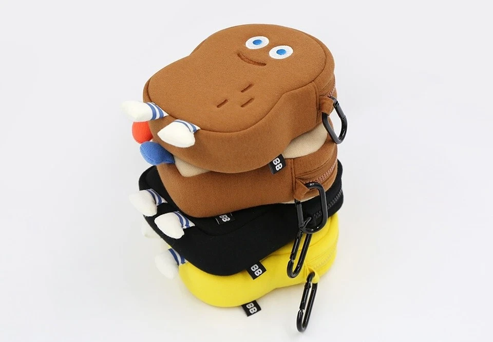 Brunch Brother Big Compact Makeup Cosmetic Airpods Pouch Bag Case Keyring - Image 4 of 4