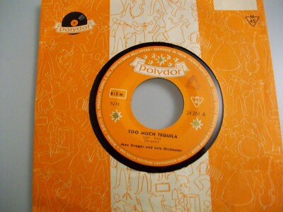 Max Greger Und Sein Orchester    Too Much Tequila-45 GIRI-1960