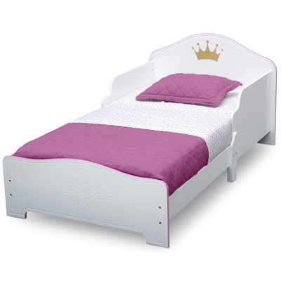 pink kid bed