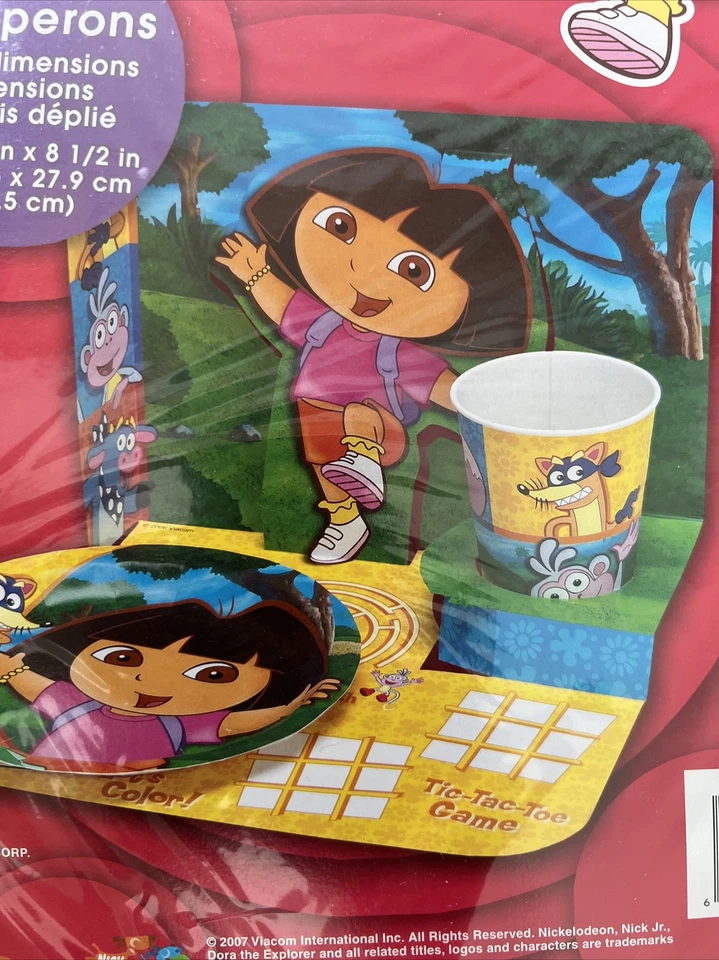 Pack Of 4 Dora The Explorer Pop Up Activity Place Mats - Image 2 of 4