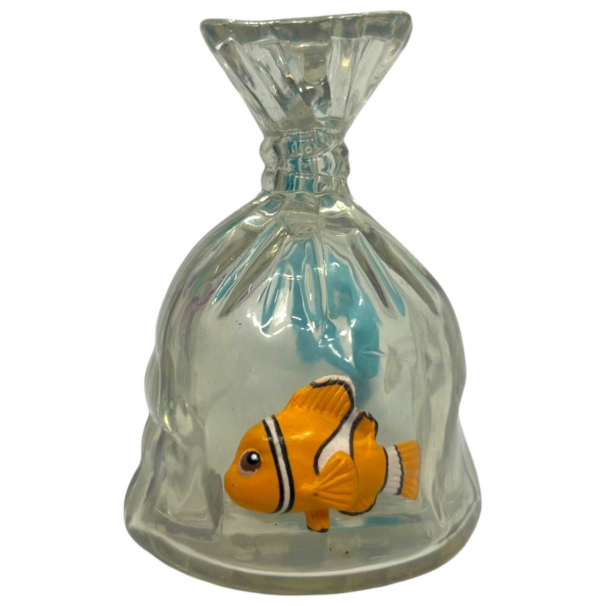 Disney Finding Nemo Fish In Bag Keychain Bag Clip Container Pixar