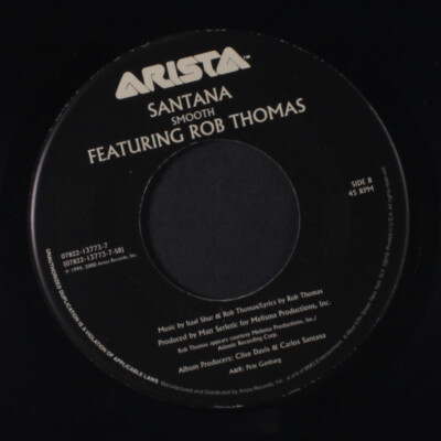 SANTANA: Smooth / Maria Maria Arista 7'' Single 45 U/min