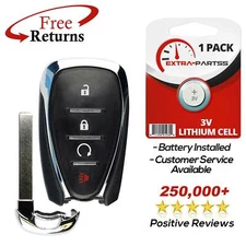 Remote Key Fob 4btn Remote Start for 2017 2018 2019 Chevrolet Cruze