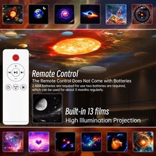 Galaxy Star Projector LED Night Light with Remote Bluetooth Speaker