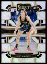 2024-25 Panini Select WNBA Silver Prizms Jacy Sheldon Rookie Dallas Wings #60