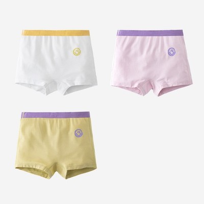 3-Pack Girls Boxers Briefs 2-13 Years Toddler Comfort Underwear Modal Underpants