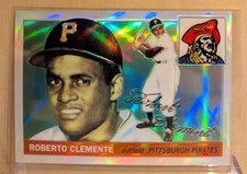 1998 Topps FINEST CHROME REFRACTOR #1 Roberto Clemente 1955 RARE ROOKE RC RP