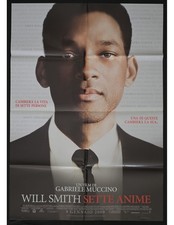 Manifesto SETTE ANIME Will Smith Gabriele Muccino Original Film Poster A532
