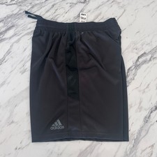 Adidas Mens Aeroready Mesh Panel Athletic Training Shorts Black Size Small