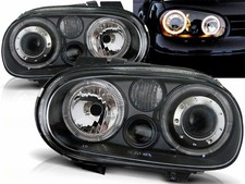 Kit fari Angel Eyes per Vw Golf 4 incl. NSW 09.1997-09.2003