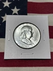 1963 Franklin Half Dollar - 90% Silver - US 50c - Excellent Details