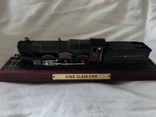 Atlas Editions King Class GWR Static Model Steam Train Engine On Plinth Boxed