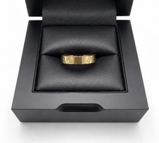 18K 18KT Echt Gelbgold Damen Bandring Größe...