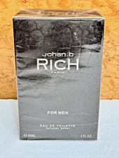 Rich by Johan B Paris Geparlys Men Cologne EDT Spray 3.0oz ´ 90ml NIB Sealed