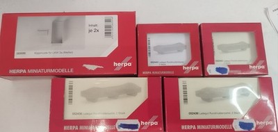 herpa Maßstab 1/87, LKW, 5 Stück, Mulde für LKW und Auflieger