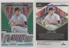2021 Panini Prizm Fearless Green Prizm Casey Mize #FR-1 Rookie RC