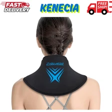 Neck Ice Pack Wrap, Reusable Gel Ice for Neck Shoulders, Cold Compress pack 1