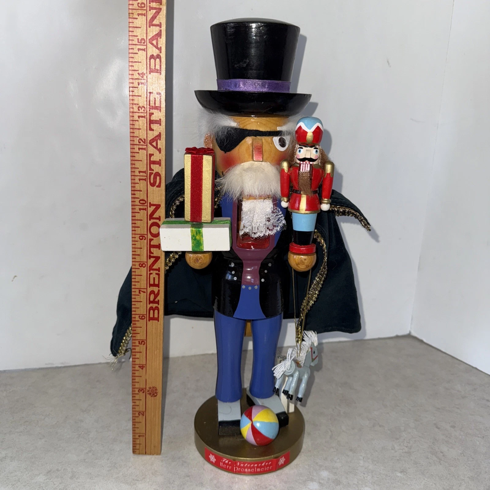 16" Nutcracker Kurt Adler Herr? Drosselmeier Drosselmeyer German? Christmas Toys