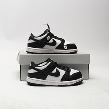 NIKE Dunk Low Infant White SIZE 9.5 Trainers